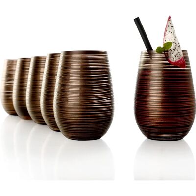 Verres Twister Olympique Stolzle Lausitz - Noirs Verres Twister Olympique Stolzle Lausitz - Noirs