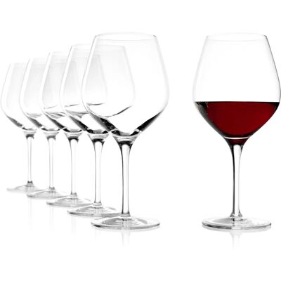 Verre à vin rouge Stölzle Lausitz - Ensemble Exquisit Burgundy 6 pièces - Publicité Verre à vin rouge Stölzle Lausitz - Ensemble Exquisit Burgundy 6 pièces - Publicité