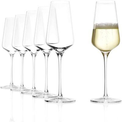 Verre de Champagne en Cristal Stölzle Lausitz - 290ml - Publicité Verre de Champagne en Cristal Stölzle Lausitz - 290ml - Publicité