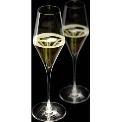 Verres à champagne luminescents - Ensemble de 2 Verres à champagne luminescents - Ensemble de 2