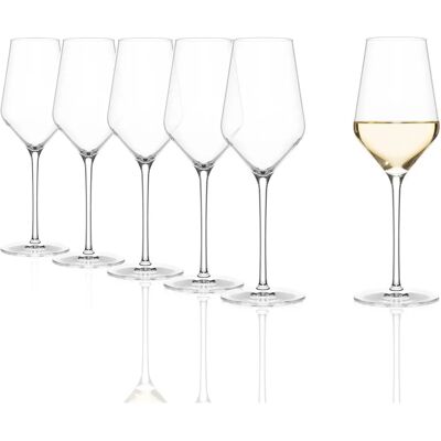 Stölzle Lausitz - Q1 - Verre à vin blanc - Wine Glasses - Publicité Stölzle Lausitz - Q1 - Verre à vin blanc - Wine Glasses - Publicité