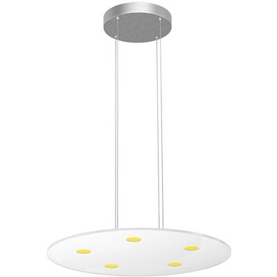 EVOTEC SUN LED Pendelleuchte - 5-flammig, Ø 57cm, Weiß, Touch-Dimmer EVOTEC SUN LED Pendelleuchte - 5-flammig, Ø 57cm, Weiß, Touch-Dimmer