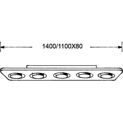 EVOTEC LED Deckenleuchte - 5-flammig, dimmbar, 1800lm, 2700K EVOTEC LED Deckenleuchte - 5-flammig, dimmbar, 1800lm, 2700K
