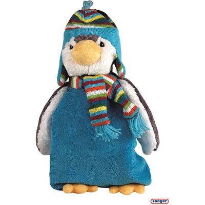 Sänger Pingouin Bouillotte - Housse en peluche pour enfants - Publicité Sänger Pingouin Bouillotte - Housse en peluche pour enfants - Publicité