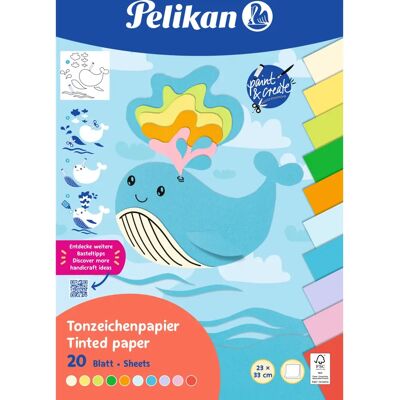 Pelikan Modell 101592 Buntes Bastelpapier - 120 g/m², 20 Bögen Pelikan Modell 101592 Buntes Bastelpapier - 120 g/m², 20 Bögen