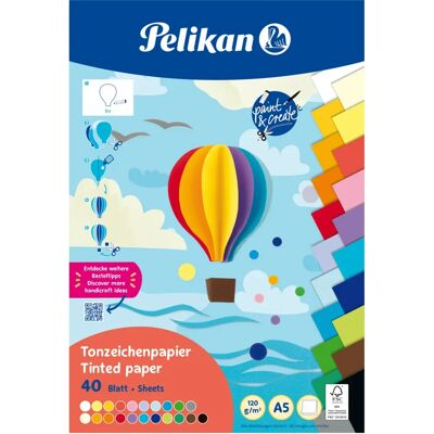 Pelikan 101974 Bastelpapier - A5 - 40 Blätter Pelikan 101974 Bastelpapier - A5 - 40 Blätter