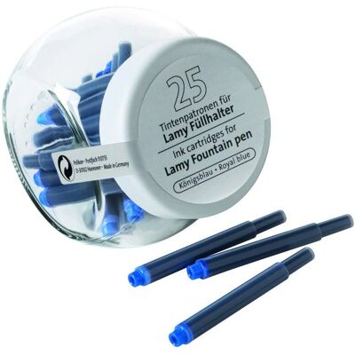 Pelikan Kék tinta patronna Lamy töltőtollhoz - 25 db Pelikan Kék tinta patronna Lamy töltőtollhoz - 25 db