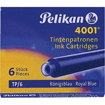 Pelikan TP/6 Cartouche d'Encre Bleue - Fournitures d'Impression - Publicité Pelikan TP/6 Cartouche d'Encre Bleue - Fournitures d'Impression - Publicité