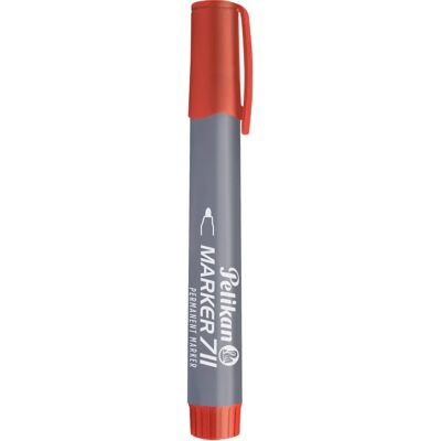 Pelikan 711 Permanentmarker - Rot - 10 Stück Pelikan 711 Permanentmarker - Rot - 10 Stück