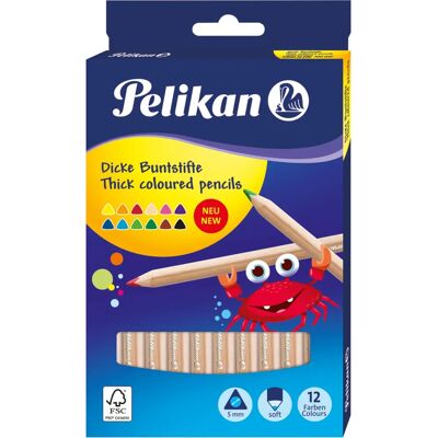 Pelikan 700047 Crayons Triangulaires Multicolores - Crayons de Couleur Pelikan 700047 Crayons Triangulaires Multicolores - Crayons de Couleur