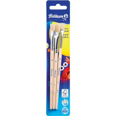 Pelikan 700375 Künstlerpinsel-Set - 3 Stück Pelikan 700375 Künstlerpinsel-Set - 3 Stück