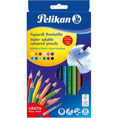 Pelikan 700672 Mehrfarbige Aquarell-Buntstifte - Künstlerbedarf Pelikan 700672 Mehrfarbige Aquarell-Buntstifte - Künstlerbedarf