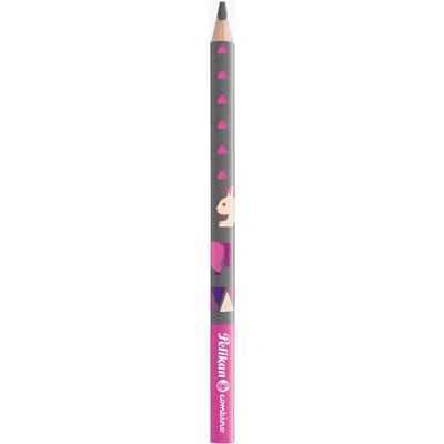 Pelikan Pink Dreieckiger Jumbo Farbbleistift - Bleistift Pelikan Pink Dreieckiger Jumbo Farbbleistift - Bleistift