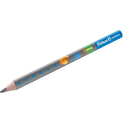 Pelikan Farbstift - 12 Jumbo Blau Ergonomisch Dreieck Pelikan Farbstift - 12 Jumbo Blau Ergonomisch Dreieck