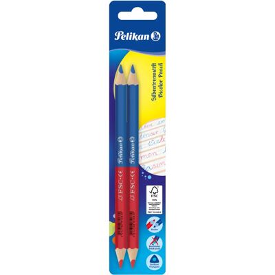 Pelikan 811118 Farbstifte - Blau, Rot - 2 Stück Pelikan 811118 Farbstifte - Blau, Rot - 2 Stück