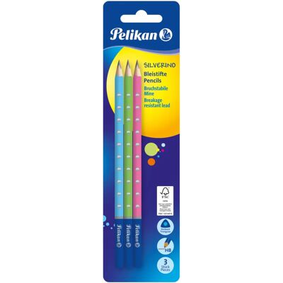 Pelikan Modell Silverino Dreikantiger HB Bleistift - Bleistift Pelikan Modell Silverino Dreikantiger HB Bleistift - Bleistift