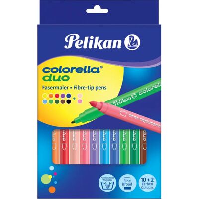 Ensemble de Feutres Pelikan Colorella Duo C407 - Fournitures scolaires Ensemble de Feutres Pelikan Colorella Duo C407 - Fournitures scolaires