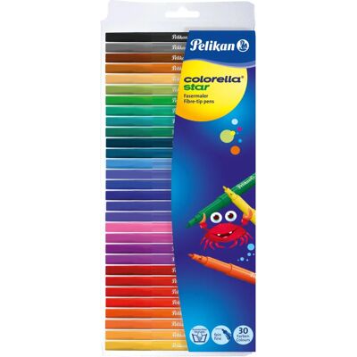 Pelikan Colorella Star C302 Filzstift - 30 Farben Pelikan Colorella Star C302 Filzstift - 30 Farben