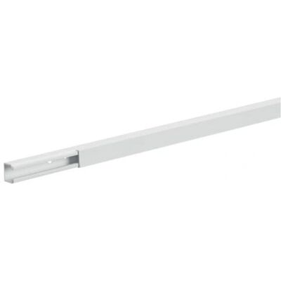 Goulotte Hager LF1501509016 - Droite, 2M, PVC, Blanc - Publicité Goulotte Hager LF1501509016 - Droite, 2M, PVC, Blanc - Publicité
