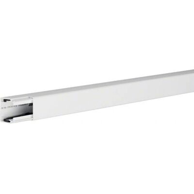 Hager LF3003009016 Goulotte électrique - 2m Blanc - Système de gestion de câbles - Publicité Hager LF3003009016 Goulotte électrique - 2m Blanc - Système de gestion de câbles - Publicité
