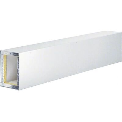 Tehalit Brandschutzkanal - 100x160mm - 1m - E30 - Stahl - Weiß Tehalit Brandschutzkanal - 100x160mm - 1m - E30 - Stahl - Weiß