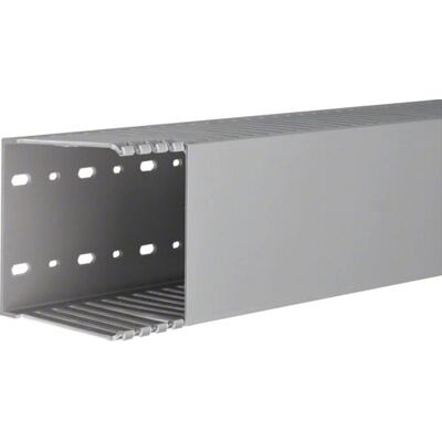 Hager DNG10010007030B PVC Kabelkanal - 2m, Steingrau, 100x100mm - Elektrogehäuse Zubehör Hager DNG10010007030B PVC Kabelkanal - 2m, Steingrau, 100x100mm - Elektrogehäuse Zubehör