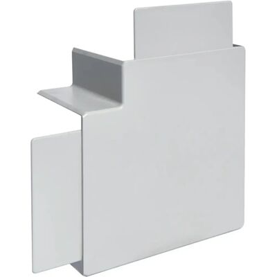 Tehalit M5465 lgr - Platte hoek in PVC voor kabelmanagement - Accessoire voor kabelgoten Tehalit M5465 lgr - Platte hoek in PVC voor kabelmanagement - Accessoire voor kabelgoten