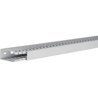 Hager HA760025 Conduit de câblage - 2000mm, gris clair, 60x25mm - Accessoire d'enclosure électrique - Publicité Hager HA760025 Conduit de câblage - 2000mm, gris clair, 60x25mm - Accessoire d'enclosure électrique - Publicité