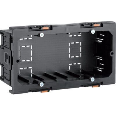 Hager G2860 Socket Outlet & Electrical Box - Black Hager G2860 Socket Outlet & Electrical Box - Black