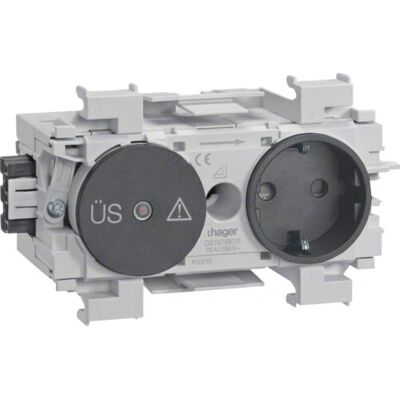 Hager GS12019011 Graphitschwarz Steckdose Hager GS12019011 Graphitschwarz Steckdose