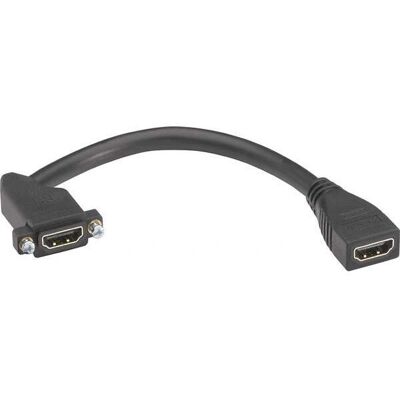 Hager GMDSHDMI - Câble HDMI - 0,2 m, Fiche-Fiche, Blindé - Publicité Hager GMDSHDMI - Câble HDMI - 0,2 m, Fiche-Fiche, Blindé - Publicité