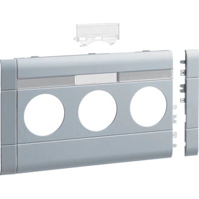 Hager GB12031LAN Aluminium 3-f Steckdose Hager GB12031LAN Aluminium 3-f Steckdose