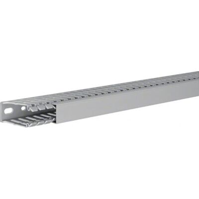 Hager BA760025 Grau PVC Verdrahtungskanal - Elektrogehäusezubehör Hager BA760025 Grau PVC Verdrahtungskanal - Elektrogehäusezubehör