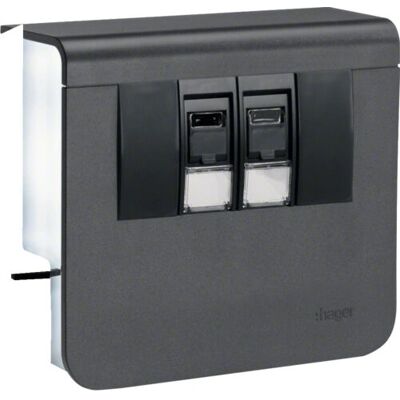 Hager SL200559079011 Elektrische Gehäusezubehör - Netzwerk RJ-45 Hager SL200559079011 Elektrische Gehäusezubehör - Netzwerk RJ-45