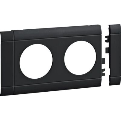 Hager Gb080209011 Prise Graphite - Socket Outlet - Publicité Hager Gb080209011 Prise Graphite - Socket Outlet - Publicité