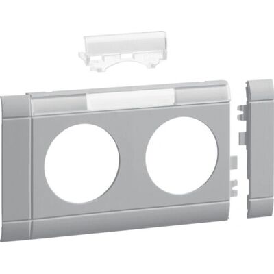 Hager GB080217035 - Plaque murale - Standard, Gris - Publicité Hager GB080217035 - Plaque murale - Standard, Gris - Publicité