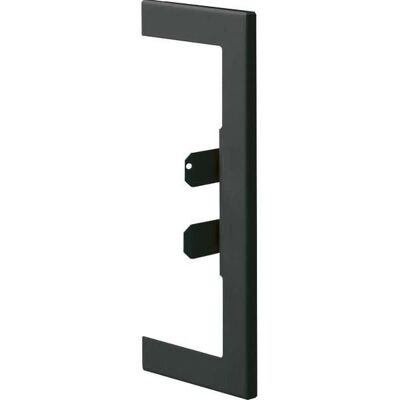Hager BR65170W9011 Wandanschlussblende - Stahl, 170x68mm Hager BR65170W9011 Wandanschlussblende - Stahl, 170x68mm