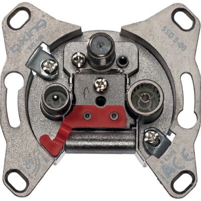 Hager GMSSD507 Steckdose - 3-fach Enddose 7dB 4-2400MHz Hager GMSSD507 Steckdose - 3-fach Enddose 7dB 4-2400MHz