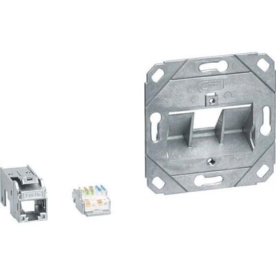 Hager GMKSRJ45C6A1 Netzmodul - RJ45 Cat.6a, Zentralscheibe 55x55mm Hager GMKSRJ45C6A1 Netzmodul - RJ45 Cat.6a, Zentralscheibe 55x55mm