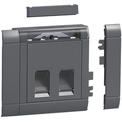 TEHALIT - GSETDM0429011 - Schwarz - RJ45-Dateneinbau-Set TEHALIT - GSETDM0429011 - Schwarz - RJ45-Dateneinbau-Set