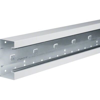 Hager Modell BRS651301 vws Stahl Kabelkanal - Wandmontage Hager Modell BRS651301 vws Stahl Kabelkanal - Wandmontage