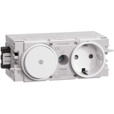 Tehalit GS11009016 - Stopcontact en Schakelaar C-Profil - Stopcontact en schakelaar Tehalit GS11009016 - Stopcontact en Schakelaar C-Profil - Stopcontact en schakelaar