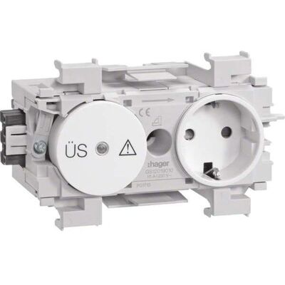 Hager GS12019016 - Steckdose mit Feinschutz - IP20 Hager GS12019016 - Steckdose mit Feinschutz - IP20