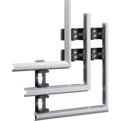 Tehalit BKIS121305D vlakke hoek - Staal, Wit, 130mm breed Tehalit BKIS121305D vlakke hoek - Staal, Wit, 130mm breed