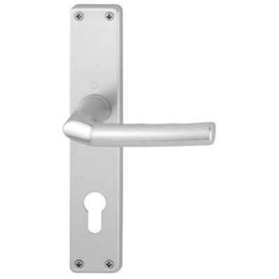 Ensemble de Poignées de Porte en Aluminium Birmingham - 1117/202SP - Publicité Ensemble de Poignées de Porte en Aluminium Birmingham - 1117/202SP - Publicité