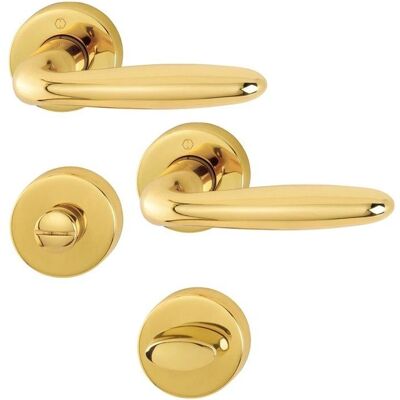 Hoppe Verona Messing-Innentürgriff-Set - Für 37-42mm Türen Hoppe Verona Messing-Innentürgriff-Set - Für 37-42mm Türen