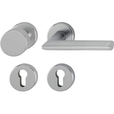 HOPPE Modelo 421140F9 - Manija de puerta interior, 8mm, aluminio HOPPE Modelo 421140F9 - Manija de puerta interior, 8mm, aluminio