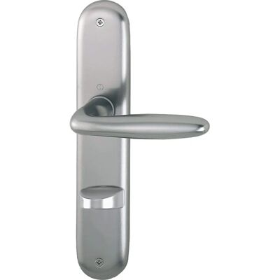 HOPPE Verona - Bathroom Handle for 90cm Door - Stainless Steel Effect HOPPE Verona - Bathroom Handle for 90cm Door - Stainless Steel Effect