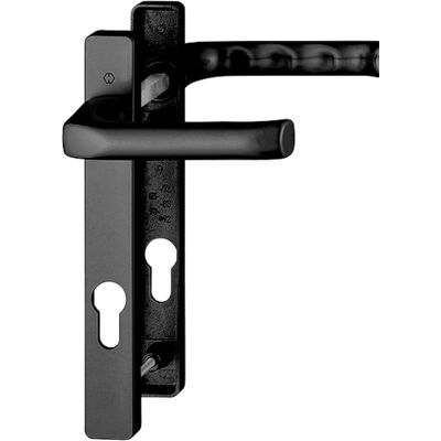Hoppe L27303 Black UPVC Lever Door Furniture - Door Furniture Hoppe L27303 Black UPVC Lever Door Furniture - Door Furniture