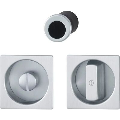Hoppe - 4921 - Aluminium - Chrom matt - Türgarnitur Hoppe - 4921 - Aluminium - Chrom matt - Türgarnitur